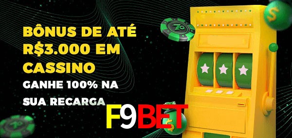 F9BET melhor bônus de depósito