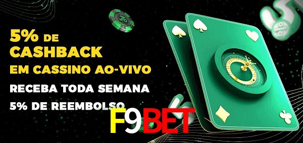 Promoções do cassino ao Vivo F9BET
